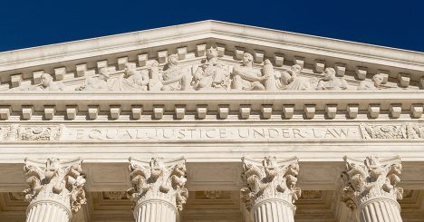 Text At The Front Of Supreme Court Of U.s.
