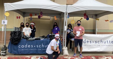 Volunteers At Cades Schutte Tent