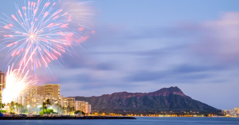 Fireworks Over Diamondhead